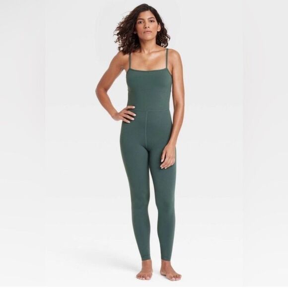All in Motion Soft Stretch Green Bodysuit Unitard — XS - Picture 3 of 12